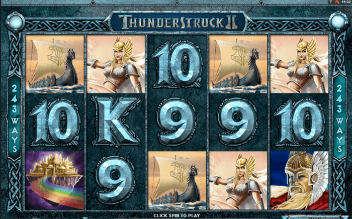 ラッキーニッキーでのボーナス消化におすすめのスロット『ThunderstruckⅡ』